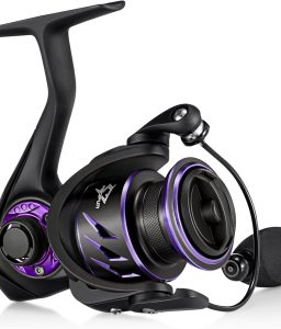 Piscifun Viper X Spinning Reels, Carbon Fiber 33LBs Max Drag, 10+1 Shielded BB, Saltwater Freshwater Spinning Fishing Reel, 5.2:1/6.2:1, 500, 1000, 2000, 3000, 4000, 5000 Series